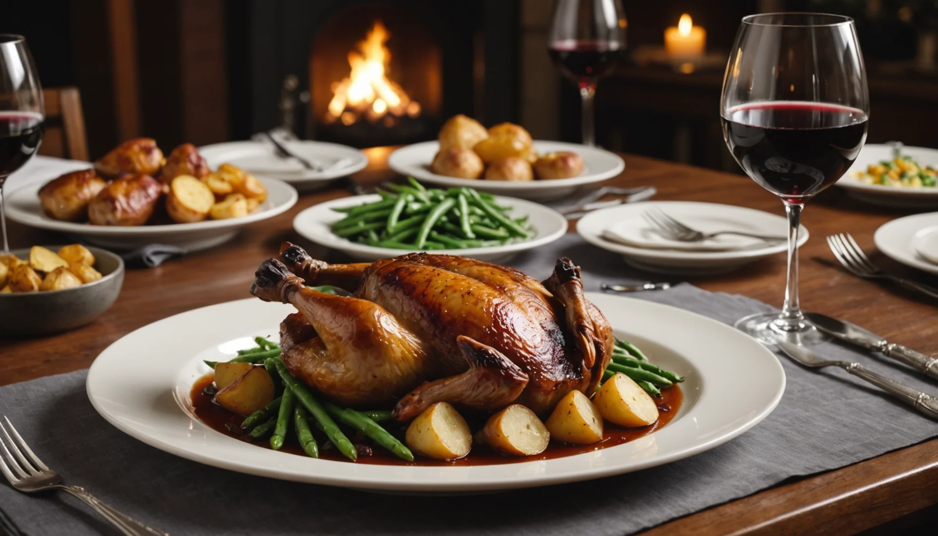 Que boire avec du confit de canard : vins rouges puissants