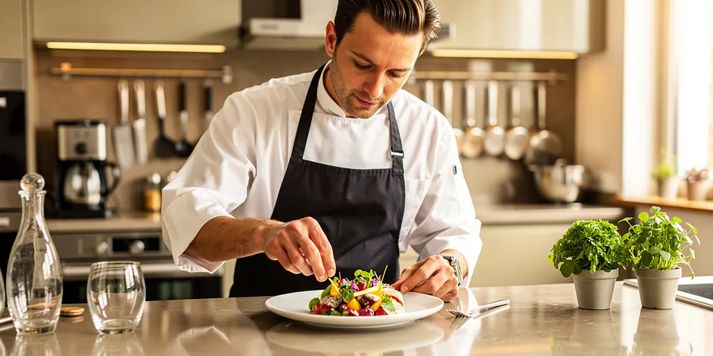 La cuisine sur mesure de Benjamin Le Moal : quand la gastronomie s’invite chez vous