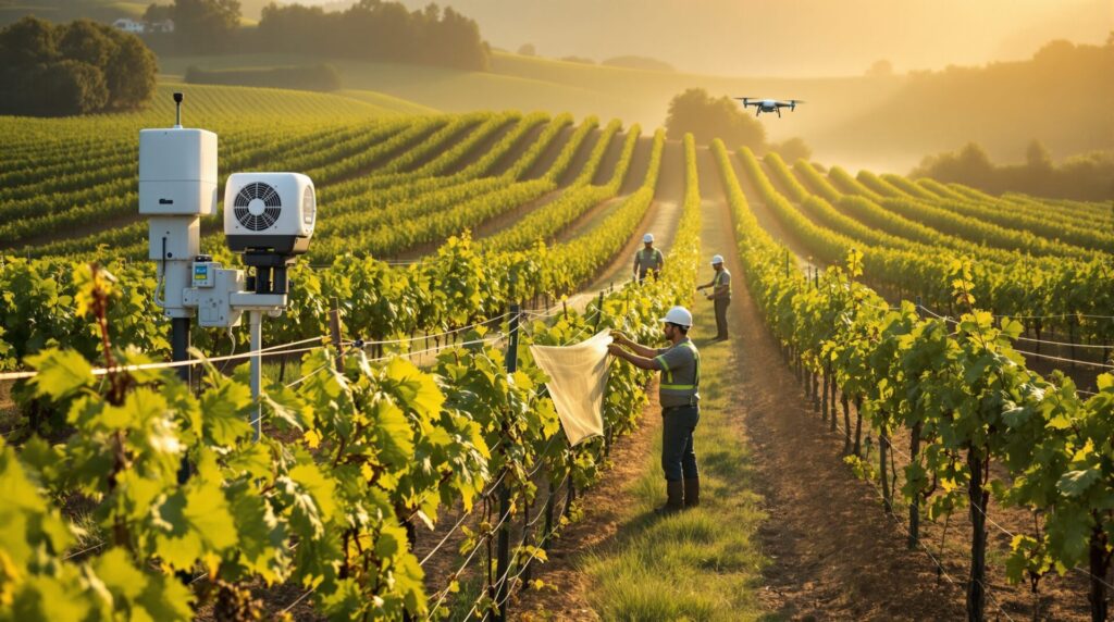 Protéger les vignobles face aux aléas climatiques : stratégies et solutions modernes